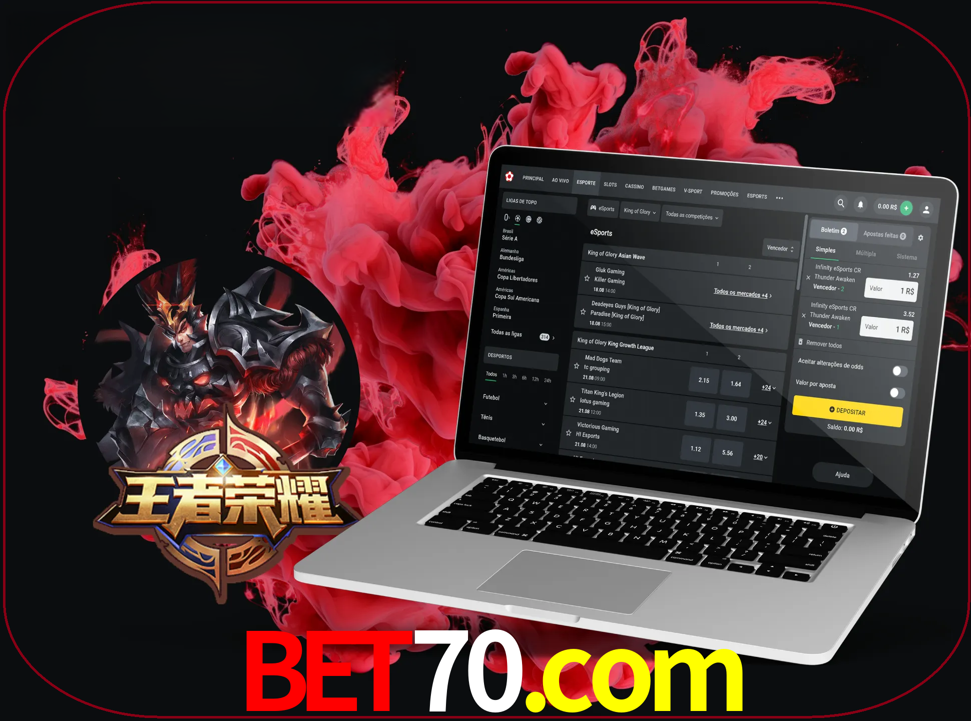 Um jogo global que conquistou os corações dos utilizadores de todo o mundo e que foi desenvolvido na China está disponível no bet70.